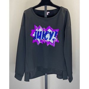 NEW! JUICY COUTURE SWEATSHIRT TOP! WOMENS XL!

never worn